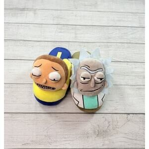 Rick and Morty Men's 3D Characters Slippers Ground Up Licensed Size 9/10